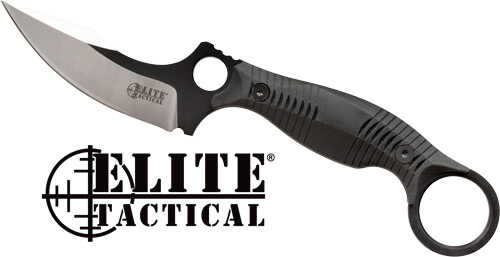 MASTER CUTLERY Elite Tactical Rout 3.25" Persian Blade Fixed Black/SS