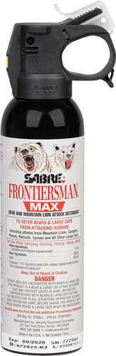 Sabre Frontiersman Max Bear & MNT Lion Spray 7.9Oz