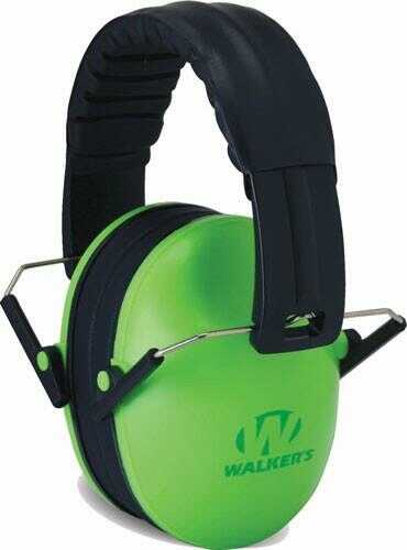Walkers Game Ear / GSM Outdoors Muff Hearing Protection CHILDRENS 23Db Lime