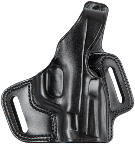 Galco Fletch High Ride Belt Holster Rh Leather S&w M&p Shld Black