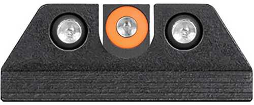 Night Fision Tritium Orange Ring "u" Notch Fn 509 Set