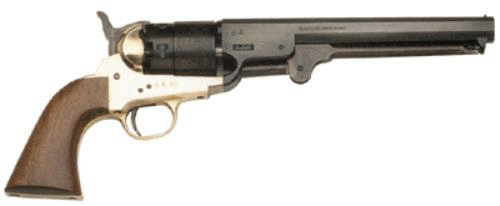 Traditions 1851 Navy .36 Caliber Revolver 7.5" Brass Frame-img-0
