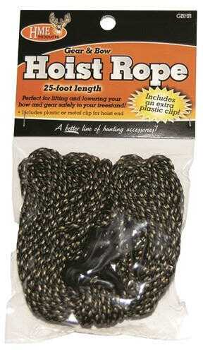 HME Products Hoist Rope W/Metal Clips Bow/Gear 25 1Ea