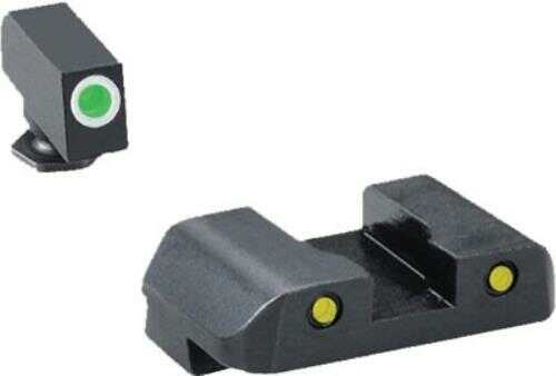 Ameriglo Tritium Pro Operator Sights for Glock 20 21 29 30 31 32 36 40 41 Yellow Md: GL235OP