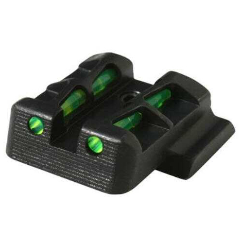 HiViz Sight Systems Litewave Rear For Glock . 45 ACP /.45GAP/10mm Red/Green/Black Md: GLLW19