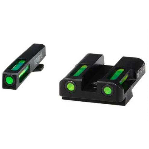 HIVIZ LITEWAVE H3 Tritium Pipe Set for Glock Models No 42/43