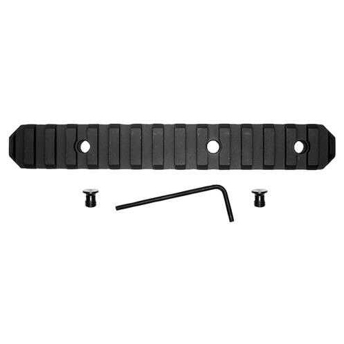 Grovtec USA Inc. Rail Section KEYMOD 6" 15 Slot Aluminum Black