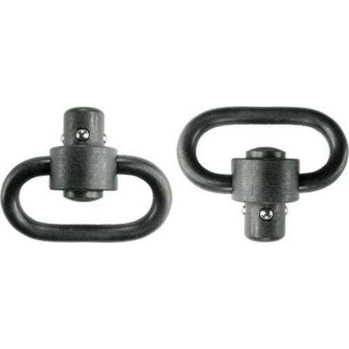 Grovtec USA Inc. HD Push Button Swivels Black 1 1/4" 2-Pack