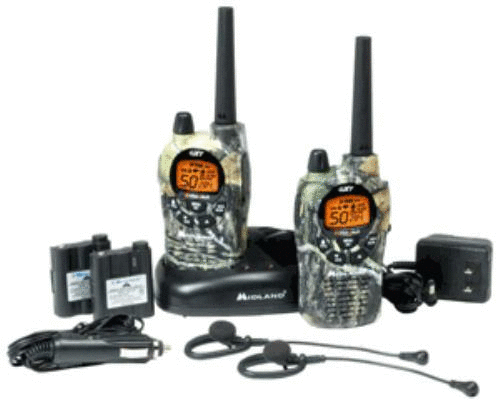 Midland GXT1050 FRS/GMRS 50Ch 36 MILES Value Pack Mossy Oak