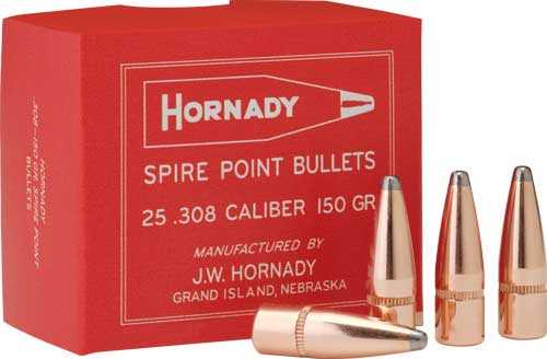 Hornady Bullets 30 Cal .308 150 Grain Jacketed Soft Point 75Th Anniversary