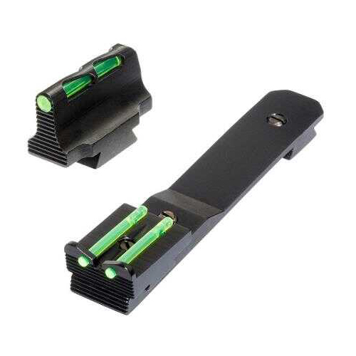 HiViz Sight Systems Litewave Henry Adjustable Rifle Set Fits H001T/H003T/H004/H004S/H006R/H006CR/H010B Gre