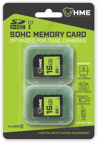 HME Sd Memory Card 16Gb 2Pk