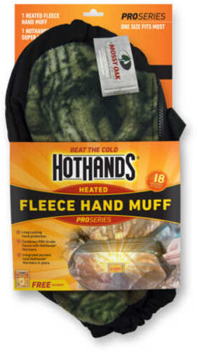 Hothands Heated Hand Muff Mossy Oak Break Up W/free Wrmr
