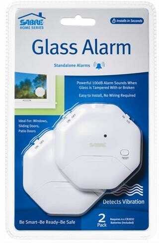 Sabre Home Security Glass Alarm 2-Pack