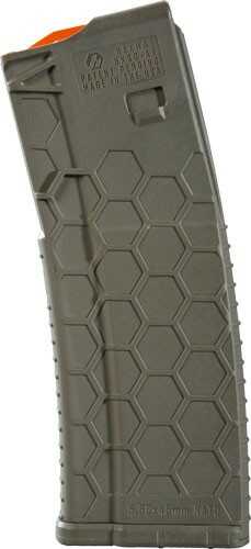 Hexmag Magazine AR-15 5.56X45 30 Rounds OD Green Polymer Series 2