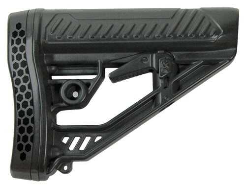 Adaptive Tactical ADTAC AR15/M4 Adjustable Stock Mil-Spec Polymer Black