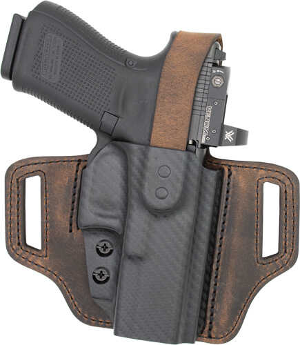 Versacarry Insurgent Thumb Brk Owb Holster For Glock 43 Brown