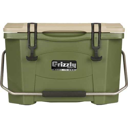 Grizzly Coolers G20 OD Green/Tan 20 Quart