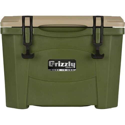 Grizzly Coolers G15 OD Green/Tan 15 Quart