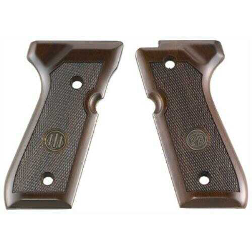 Beretta 92/96 Grips Wood Walnut With Medallion-img-0