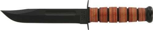 Ka-Bar Fighting/Utility Knife 7" W/Leather Sheath US Army-img-0