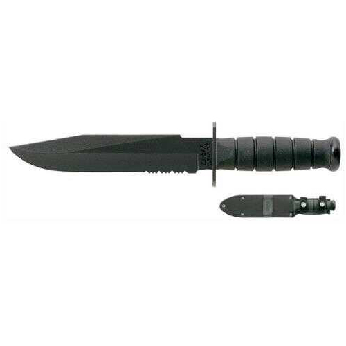 Ka-Bar Fighter Knife 8" Serrated W/Sheath