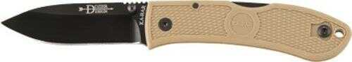 Ka-Bar DOZIER Folding Hunter 3" Coyote Brown