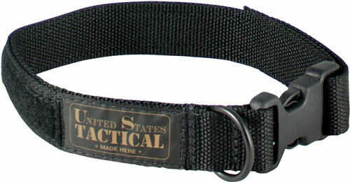 US Tactical K9 Collar Quick Release Buckle Large 21" Black