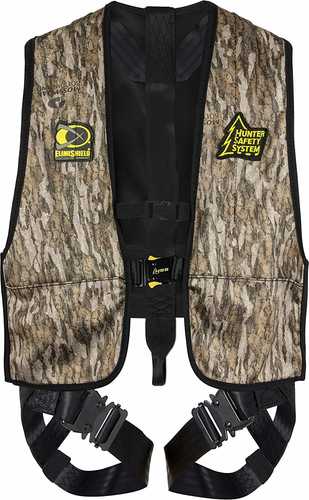 Hunter Safety System HSS Harness Lil Tree Stalker Youth 50-120# Mossy Oak Bottomland Pattern