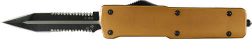 TEMPLAR Knife Large OTF Bronze 3.5" Black Dagger A-img-0