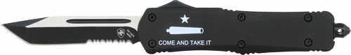 TEMPLAR Knife Large OTF AR Come & Take It 3.5" Black Tanto