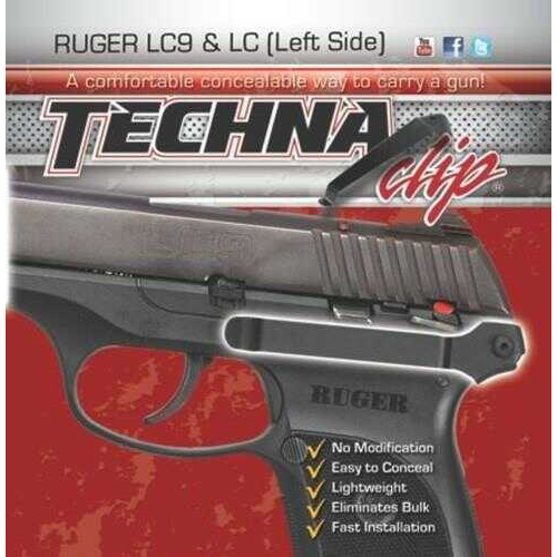 TECHNA Clip Handgun Retention Ruger LC9/LC380 Left