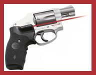 Crimson Trace CTC Laser LASERGRIP Red S&W J-Frame Rnd Butt Extended