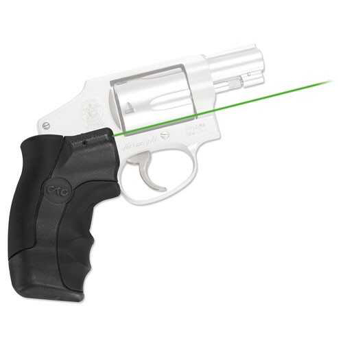 Crimson Trace CTC Laser LASERGRIP Green S&W J-Frame Rnd Butt Recoil REDUC