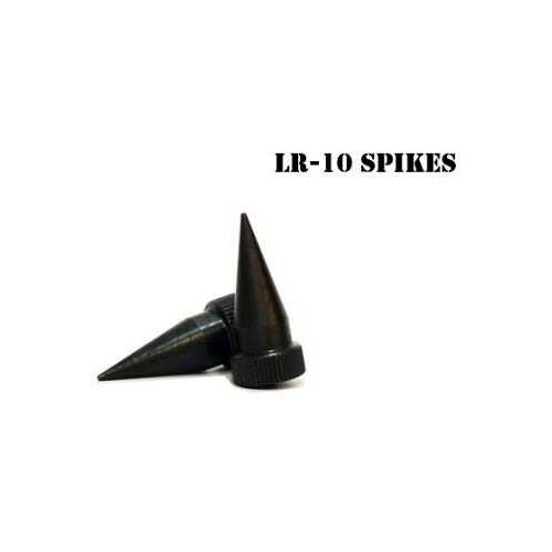Accu-Tac Spike Feet Set Fits LR, 10 BIPODS Steel Black Md: LRS0200