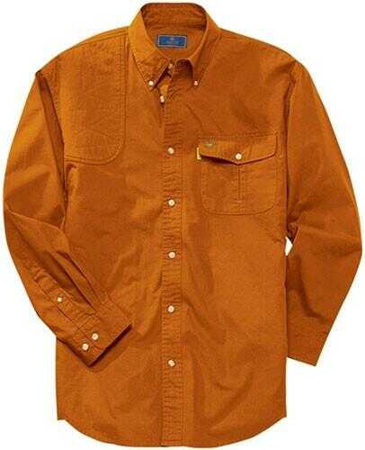 Beretta Shooting Shirt Large Long Sleeve Cotton Orange