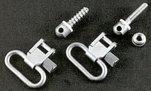 Uncle Mikes MICHAELS Swivel Set 1" For Standard Rifles Silver
