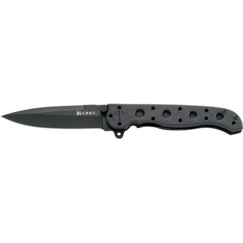 Columbia River M16-01KZ 3.13" Spear Point Plain Black Edp 8Cr13MoV SS FRN Handle Folding