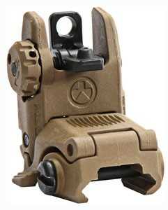 Magpul Industries Corp. Sight MBUS Rear Back-Up Polymer FDE
