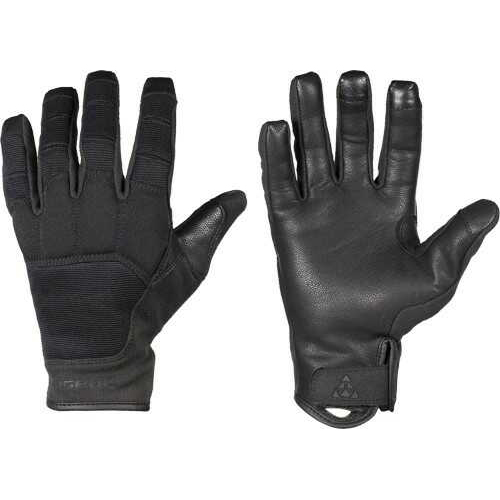 Magpul Industries Core Patrol Gloves Black Leather and Neoprene Construction Touchscreen Capability Medium MAG851