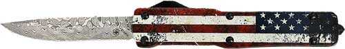 Templar Knife Slim Otf Us Flag 3.5" Damascus Drop Point