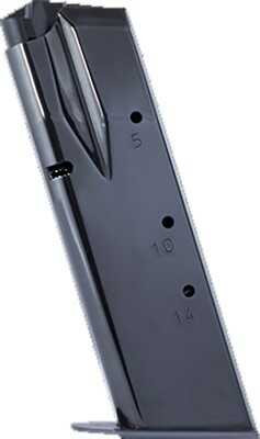 Mecgar Magazine 14Rd Blue Finish Fits CZ 75 Compact & P-01 MGCZ7514B