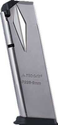 Mecgar Magazine 9MM 15Rd Fits Sig P228 Nickel MGP22815N