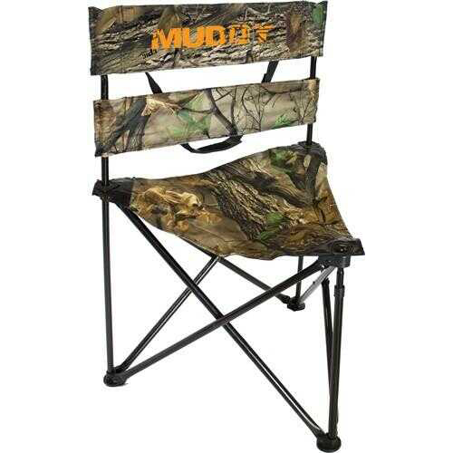 Muddy Outdoors Folding Tripod Ground Seat Epic Camo 250Lb Rating