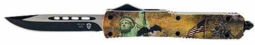 Click to see larger image. Templar Knife Slim Otf Liberty 3.5" Black Drop Point