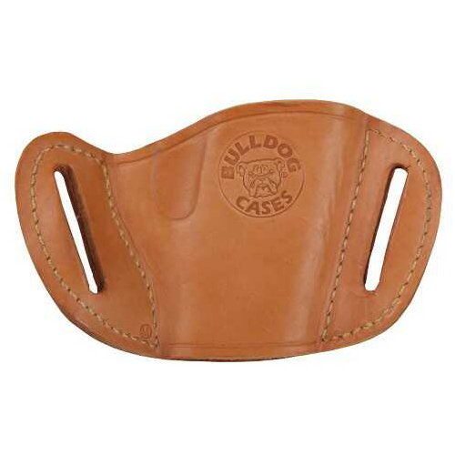 Bulldog Cases Belt Slide Holster Tan RH Med Autos 1911 Browning HP