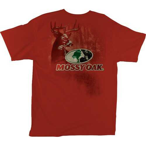 Mossy Oak Apparel MEN'S T-Shirt Medium "Standing Proud" Cardinal Red<