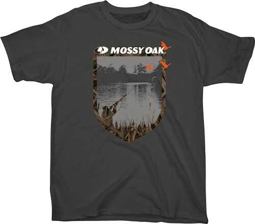 Mossy Oak Apparel MEN'S T-Shirt Medium "Camo Man" Charcoal<