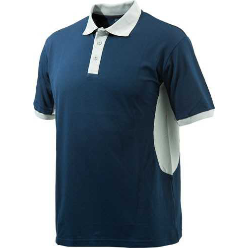Beretta Mens Silver Pigeon Polo Large Blue Navy &