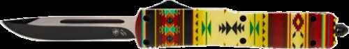 TEMPLAR Knife Slim OTF Red Saddle Blanket 3.1" Black Dp